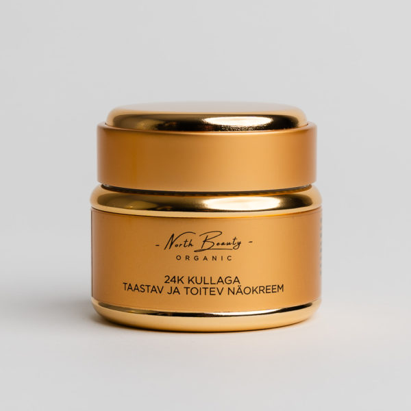 Restoring and Nourishing Face Cream with 24K Gold, 50ml – Image 4