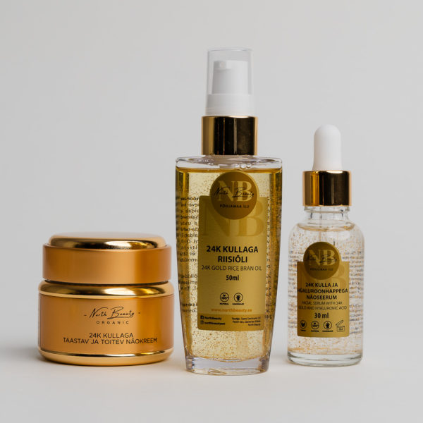 Restoring and Nourishing Face Cream with 24K Gold, 50ml – Image 2
