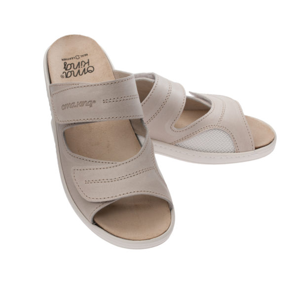 Professional Heel-Cushioned Sandals - Beige – Image 2