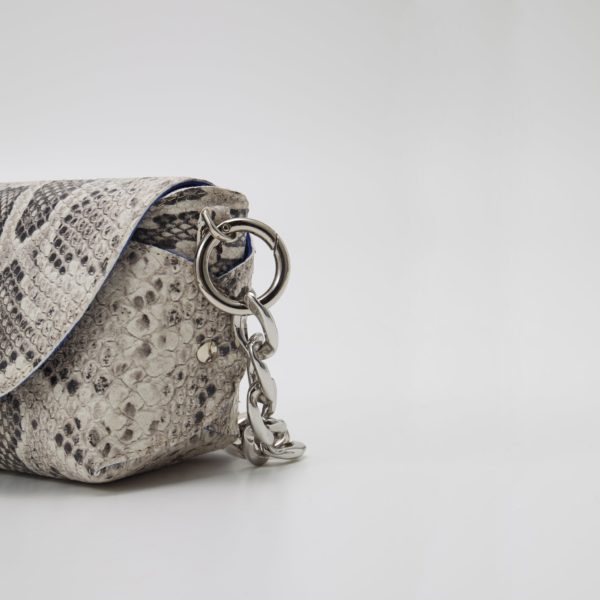 Handmade Leather Shoulder - Snake Print – Image 7